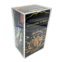 Boîte de présentation en acrylique pour booster de cartes Pokémon Paldean Fates 151, pour booster de cartes Pokémon X10