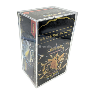 Boîte de présentation en acrylique pour <span class=keywords><strong>booster</strong></span> de cartes Pokémon Paldean Fates 151, pour <span class=keywords><strong>booster</strong></span> de cartes Pokémon X10 - Product Image 3