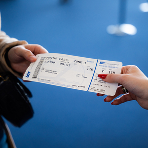 Bán buôn tùy chỉnh nhiệt giấy hãng hàng không vé lên máy bay vượt qua in ấn chất lượng cao hãng hàng không lên máy bay vượt qua - Product Image 2