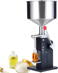A03 Mobotech manual Filling Machine Manual filling volume 5-50ML For Cream Shampoo Cosmetic Liquid Paste Oil Filler