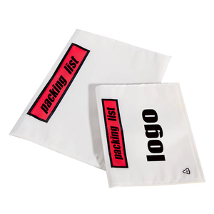 Busta della lista dei documenti in <span class=keywords><strong>plastica</strong></span> con fattura di spedizione autoadesiva trasparente impermeabile di alta qualità - Product Image 3