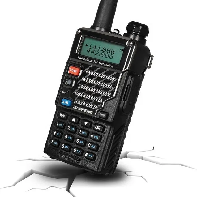 Лицензии Бесплатная BF uv5r plus иди и болтай walkie talkie baofeng uv5r plus Baofeng UV-5R плюс Настоящее 8 Вт уоки-токи baofeng 2-передающая радиоустановка