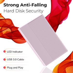 Carcasa Externa de Plástico para Disco Duro HDD/SSD de 2.5 Pulgadas, USB 3.0 Tipo C, para PHDD/PSSD - Product Image 3