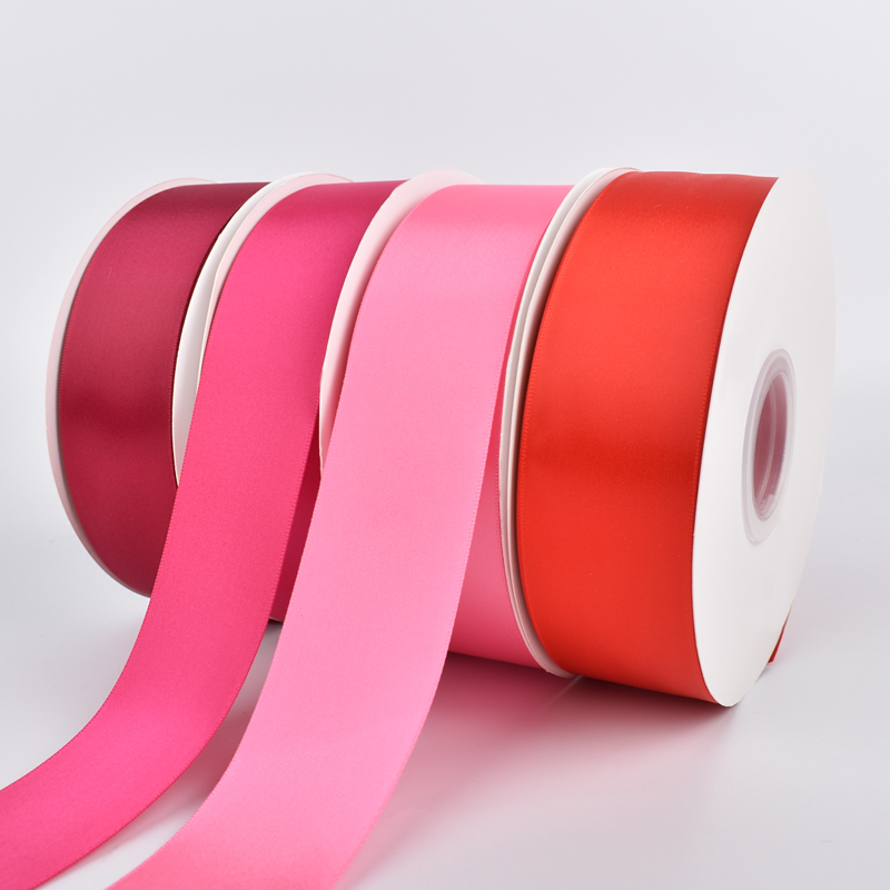 Wholesale 100% Polyester Satin Ribbons 4cm 100yard Ribbon Roll Mix Colors Webbing Decoration Gift Christmas Ribbons