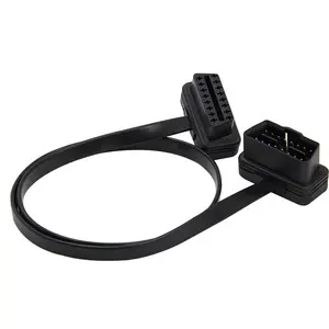 سعر الجملة OBD1 to OBD2 OBD 2 موصل 16pin أنثى تمديد كابل شقة محول التشخيص موصل 1 قطعة جميع المركبات CE