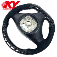 Volante personalizado de fibra de carbono forjada con cuero y LED RPM para BMW E90 E92 E93 E80 E83 E81 E82 E87 E60 E62 E36 E46 M2 M3 X1
