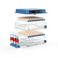 Incubateur à œufs de poulet entièrement automatique de 100 œufs, incubateur à œufs de caille pas cher à vendre