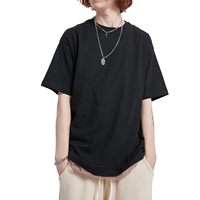 T-shirt décontracté en coton 230g, logo imprimé, coton uni OEM, t-shirts personnalisés pour hommes avec logo, logo personnalisé imprimé