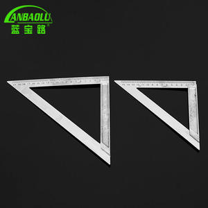 อันบาโอลูชุดเหล็กสแตนเลส 150 มม- 200 มม. ไม้บรรทัดวัดมุมความแม่นยำสูงสำหรับการวัดงานก่อสร้างงานไม้ - Product Image 2