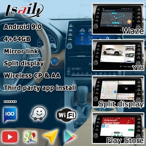 Caja de navegación automática inalámbrica Android Carplay para interfaz de video Toyota Avalon RAV4 2018-2022 de Lsailt - Product Image 3