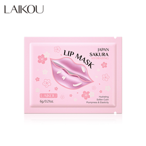 Laikou JAPAN Sakura – Nouveau Baume Hydratant Exfoliant Anti-Âge pour les Lèvres, Élimine les Peaux Mortes, Masque de Nuit Rose pour les Lèvres (Vente en Gros) - Product Image 1