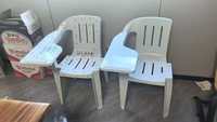 Chaise d'entraînement robuste en plastique monobloc avec tablette d'écriture pour salles de classe et séminaires aux Philippines