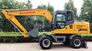 Changlin, fournisseur professionnel, excavatrice à roues hydraulique à bras long de 21 tonnes, grande capacité, avec moteur de marque - Product Image 4