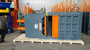 Nhựa Chai PET giấy các tông chất thải tái chế máy nén ép phế liệu kim loại baling dọc <span class=keywords><strong>Baler</strong></span> máy - Product Image 3