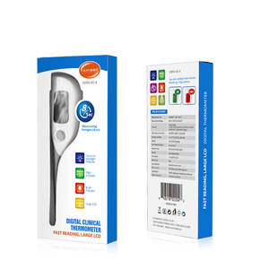 Termometer Digital bayi, portabel pintar elektronik klinis, tampilan besar, termometer Digital fleksibel - Product Image 5