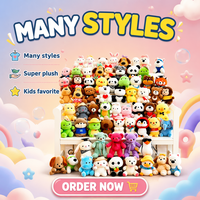 Peluche Husky Chibi Mignonne Kawaii de 24 cm, Conception Personnalisée, avec Clochette Dorée, pour Machine à Pinces et Prix de Jeu d'Arcade, Vente en Gros
