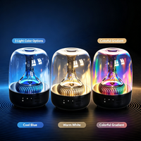 Haut-parleur portable 5.0 en gros avec lumière d'ambiance LED RGB 360° °   Haut-parleur audio domestique sans fil avec subwoofer à son surround