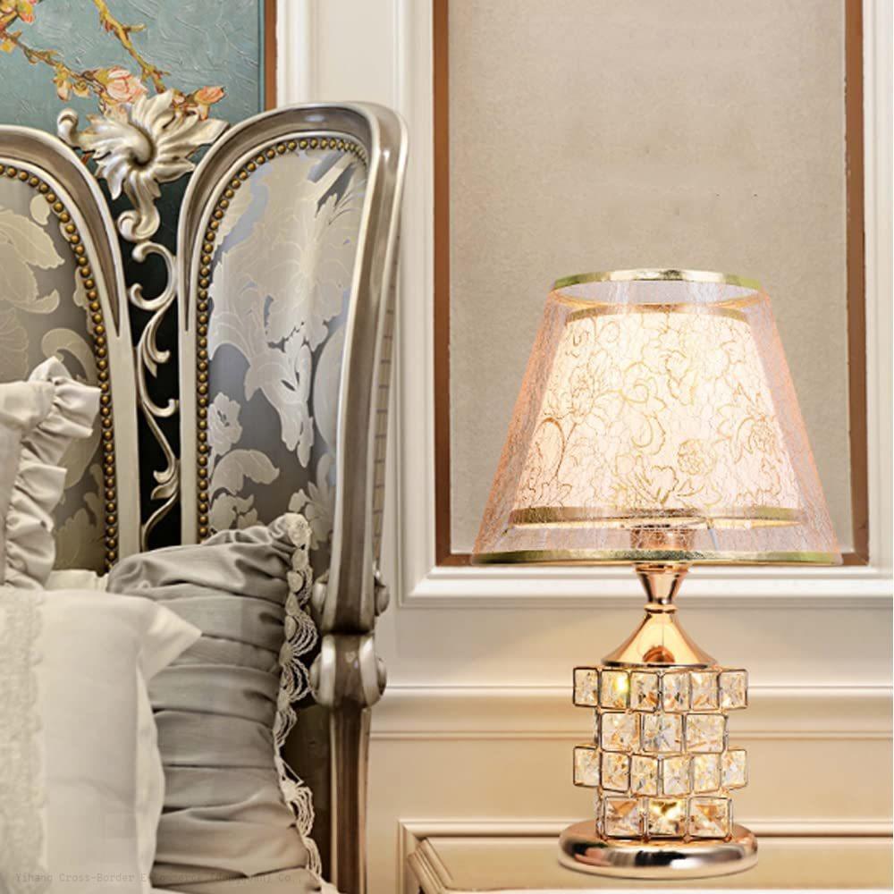 Lampe Chambre Ombragé Table de Chevet Commode Meubles Maison Lumière Tx-9776