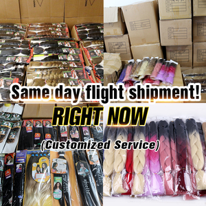 Julianna 399g Cabelo <span class=keywords><strong>Tranca</strong></span> asiento de pelo sintético trenza súper Jumbo 400g - Product Image 6