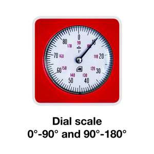 Metrica-29902ไม้โปรแทรกเตอร์สี่แฉกพร้อมแขนประสาน dial-EAN ไม้โปรแทรคเตอร์8001066299027และโปรเทอร์ที่ยื่นออกมา - Product Image 5