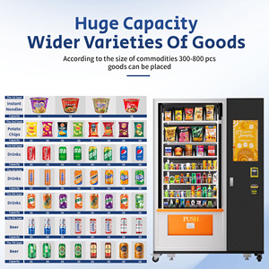 Distributeur automatique intelligent moderne avec écran tactile de 32 pouces pour l'extérieur, idéal pour les collations, les aliments et les boissons - Product Image 2