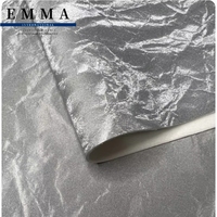 Cuir PU gaufré imitation soie imperméable 1,0 mm, directement de l'usine, pour bagages et articles ménagers
