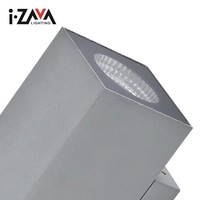 Lumière murale extérieure intelligente pour jardin en aluminium moulé sous pression étanche IP65 20W COB LED avec CRI 90 et angles de faisceau 24/38/55