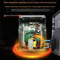Station de Retravail à Air Chaud Numérique Intelligente TOPLIA EH858D avec Embout de Précision, 220V/50Hz, Boîtier en Fer, Écran d'Affichage pour PCB, Téléphones Mobiles et Électronique