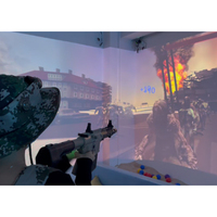 Meilleur logiciel de projection murale 3D de haute qualité Projecteur d'hologrammes pour enfants Jeux de tir pour aire de jeux intérieure