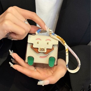 Lindo Llavero de Cuero Mini <span class=keywords><strong>Kelly</strong></span> con Diseño de Monstruo, Monedero Multifuncional con Correa para Llavero, Colgante para Bolso, Regalo Navideño para Mujer - Product Image 4