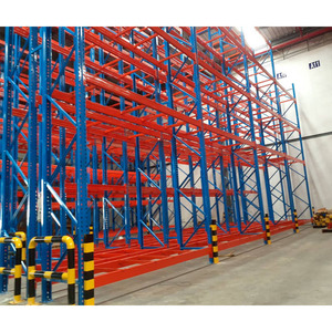 Sistema de Estanterías de Alta Densidad para Paletización de Doble Profundidad, Estantería de Almacenamiento Industrial de Alta Resistencia de 6 <span class=keywords><strong>Metros</strong></span> de Altura - Product Image 1