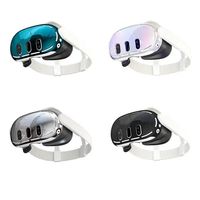 Étui de protection pour casque Meta Quest3 VR casque transparent coloré étui anti-chute couverture de jeu