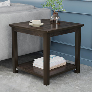 Table d'appoint carrée en bois massif de Style chinois avec nouveau style pour petit appartement salon pour utilisation de la table basse canapé-lit - Product Image 1