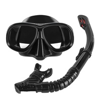 WAVE Myopia – ensemble de masques de plongée Anti-buée 150-600 degrés en Silicone et ensemble de tuba top sec