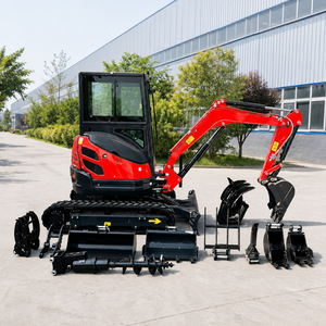 LIVRAISON GRATUITE Mini-excavatrice de 3,5 tonnes CE EPA, excavatrice sur chenilles, moteur Kubota, excavatrice agricole de 1 tonne, 2 tonnes, excavatrice - Product Image 1