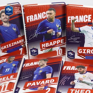 [Officiel Authentique] Carnet de notes du joueur de l'équipe nationale française avec portrait et design Mbappé pour l'apprentissage et la papeterie - Product Image 2