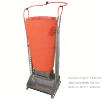 Mangeoire automatique en plastique durable pour porcs, mangeoire pour porcs humides et secs avec bacs d'alimentation en acier inoxydable