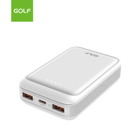 Chargeurs mobiles portables miniatures OEM en gros avec écran LED, double USB, charge rapide 20W PD, prise en charge 10000mAh, Micro USB