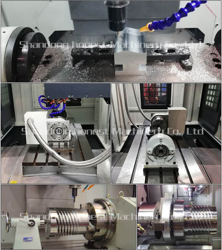 Universal New Cnc Milling Machine Center 4 Axis For Metal Cutting Vmc1580