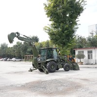 Harga Pabrik Merek Terbaik Efisiensi Tinggi Mini Compact 8 Ton Telescopic Backhoe Wheel Loader Diesel 4x4 Transmisi Hidrolik CE