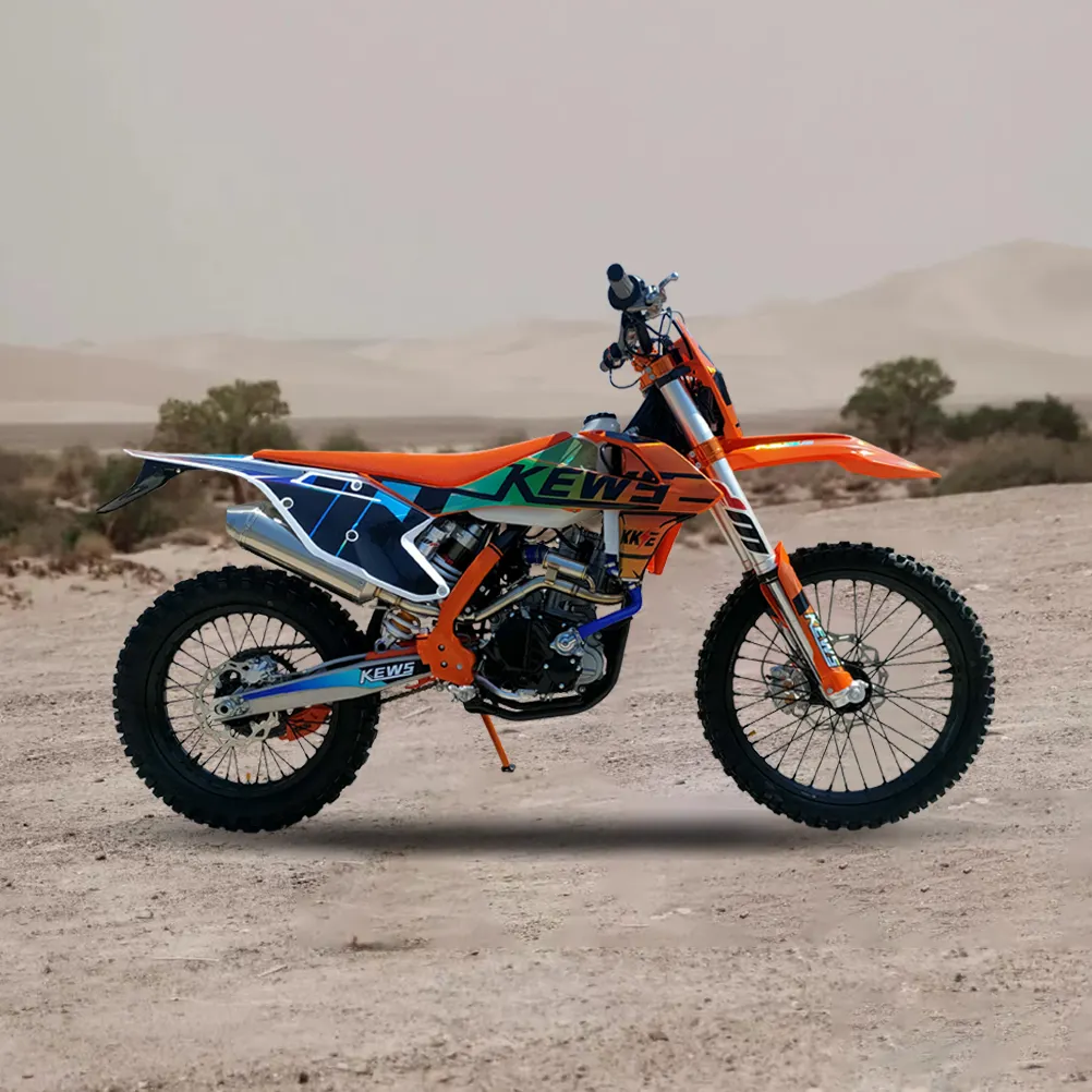 KEWS Motocross çin 4 zamanlı 300cc yarış motosiklet 300cc kir bisiklet Off-road motosiklet