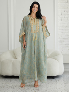 Vestido tipo <span class=keywords><strong>cárdigan</strong></span> bordado para <span class=keywords><strong>mujer</strong></span>, comercio transfronterizo OEM/ODM - Product Image 6