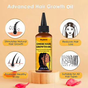 Ensemble de Produits Capillaires Naturels à Base de Chébé Anti-Chute Shampooing Beurre Capillaire Huile de Croissance et <span class=keywords><strong>Poudre</strong></span> de Chébé - Product Image 3