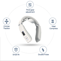 Masseur cervical portable relaxant à impulsions, appareil de massage du cou, soulagement de la douleur, pétrissage intelligent, masseur électrique en forme de U, vente chaude