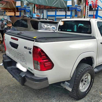 Couvercle de volet roulant de lit de camionnette pour Toyota Hilux Vigo Revo Rocco Conquest Gr Sport Gun Sr5 Tacoma Tundra