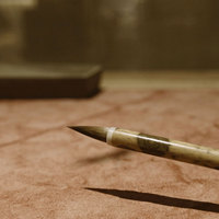 Pennello per Calligrafia in Puro Pelo di Capra Premium, Confezione Rigida Personalizzata, Collezione Artistica di Alta Gamma