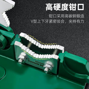 คีมจับชิ้นงานอเนกประสงค์ Tuosen ทำจากเหล็กอัลลอยด์ แข็งแรงทนทาน พร้อมฐานที่มั่นคง สำหรับติดตั้งบนโต๊ะ - Product Image 2