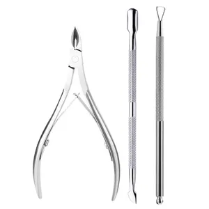 Kit de manucure professionnel : limes à ongles, blocs tampons éponge, pince à cuticules, ciseaux à ongles et outils pour vernis gel UV - Product Image 2