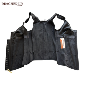 Corset amincissant colombien avec fermeture éclair et crochets <span class=keywords><strong>pour</strong></span> le soutien post-partum et la perte de poids en salle de sport - Product Image 6
