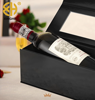 Boîte cadeau à fermeture magnétique personnalisable avec logo, écologique et biodégradable, adaptée à l'emballage des boissons